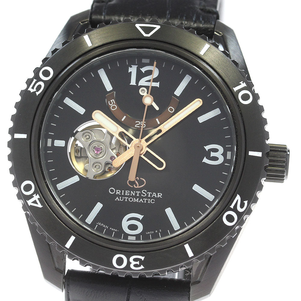 ORIENT Orient Star Sports Collection F6R4-UAC0 RK-AT0105B Semi-skeleton diver black Dial Automatic Men's Watch_829910