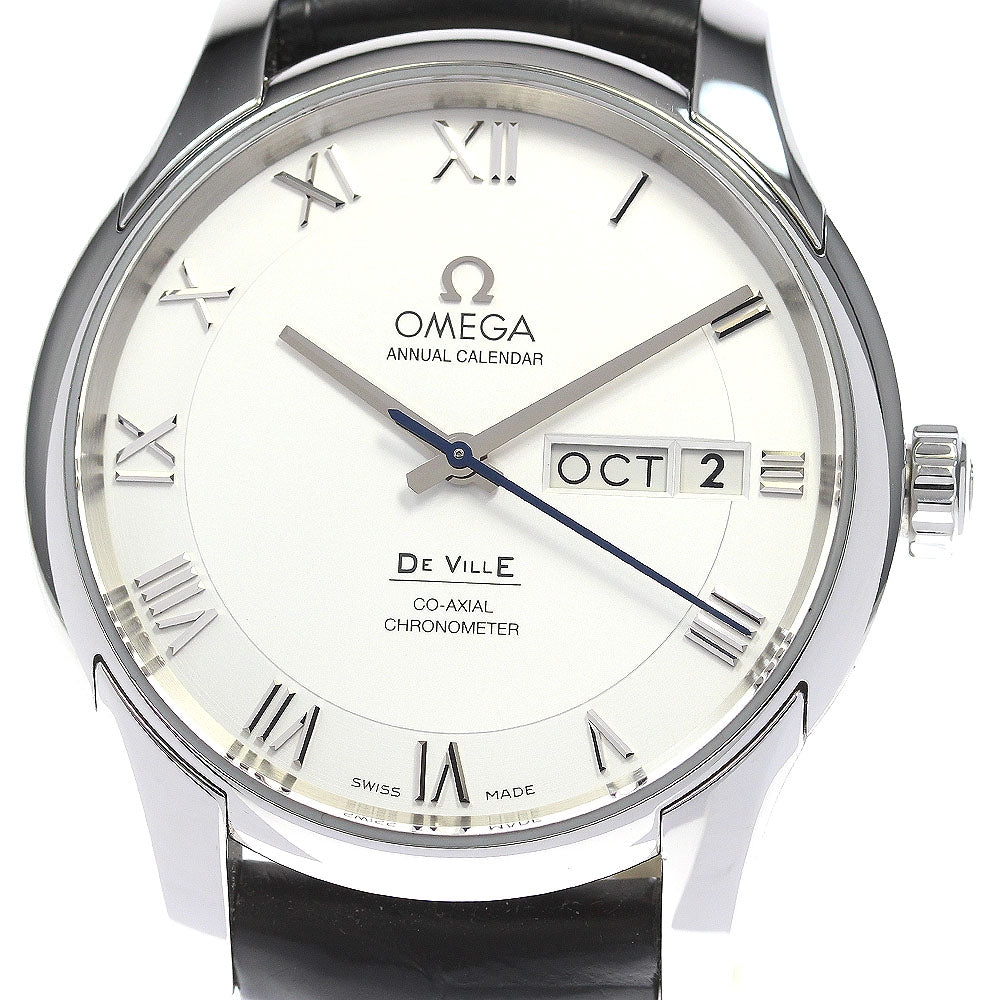 OMEGA De Ville 431.13.41.22.02.001 Annual calendar Silver Dial Automatic Men's Watch_829922