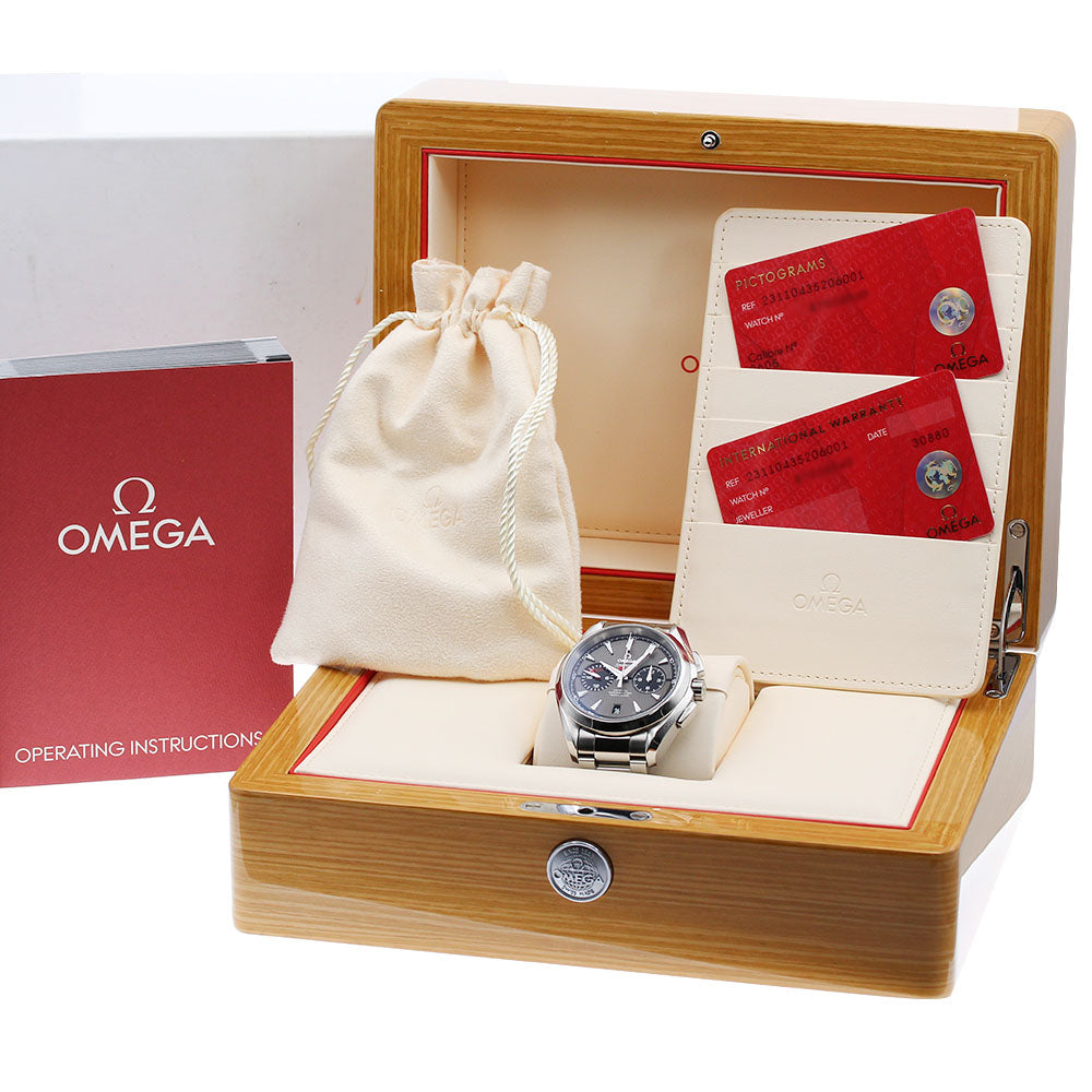 OMEGA Seamaster 150M Aqua Terra 231.10.43.52.06.001 GMT chronograph AT _829935