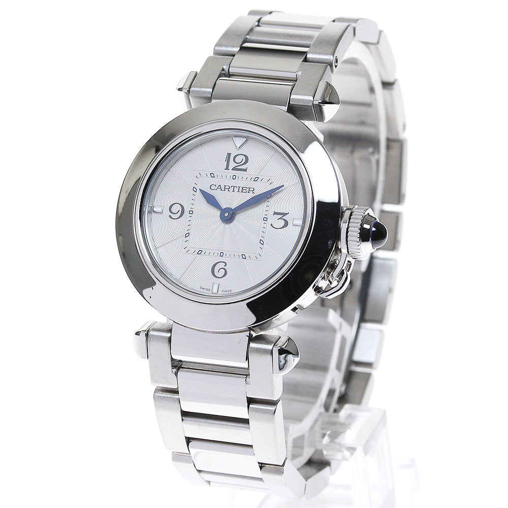 CARTIER Pasha de Cartier 30MM WSPA0021 Silver Dial Quartz Ladies Watch_829945