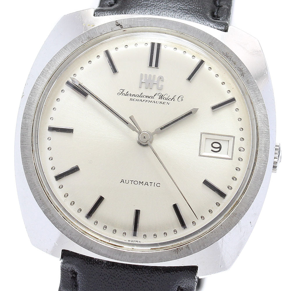 IWC SCHAFFHAUSEN Old Interdate Silver Dial Automatic Men's Watch_830045