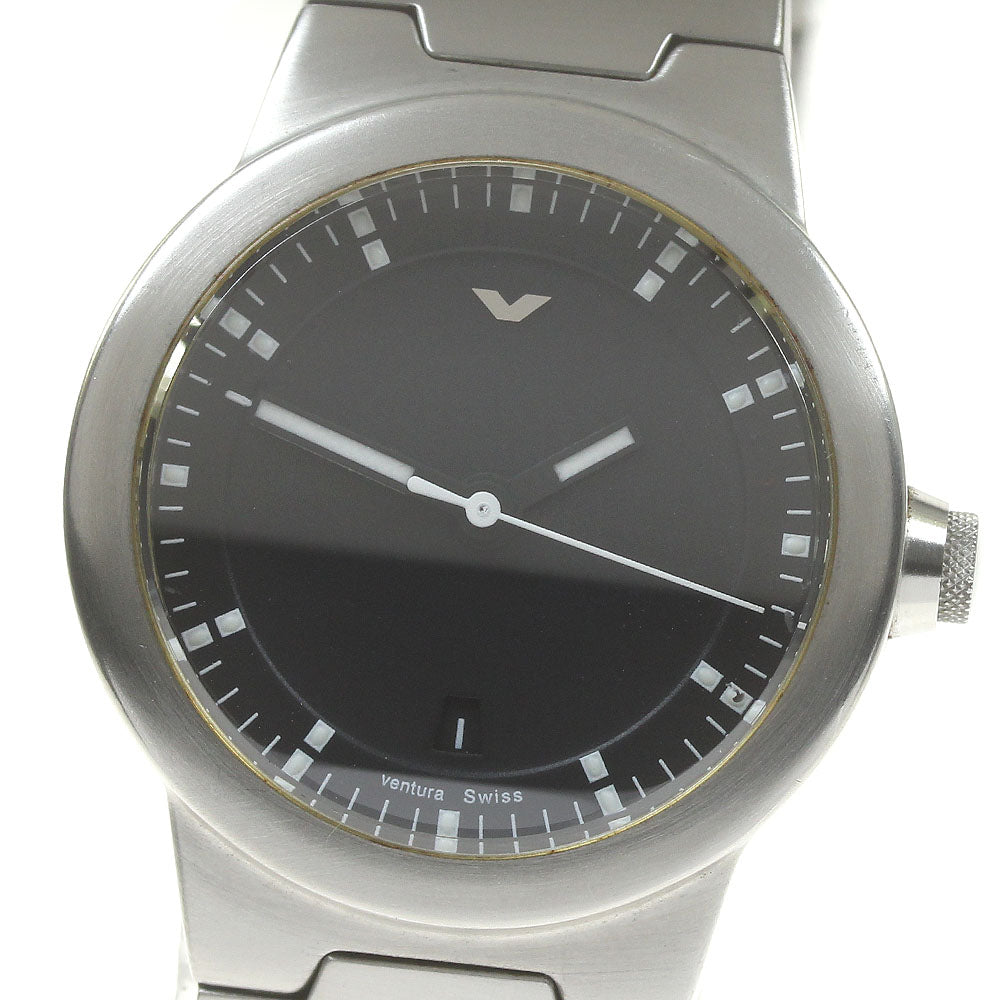 VENTURA V-matic Date black Dial Auto quartz Ladies Watch_830048