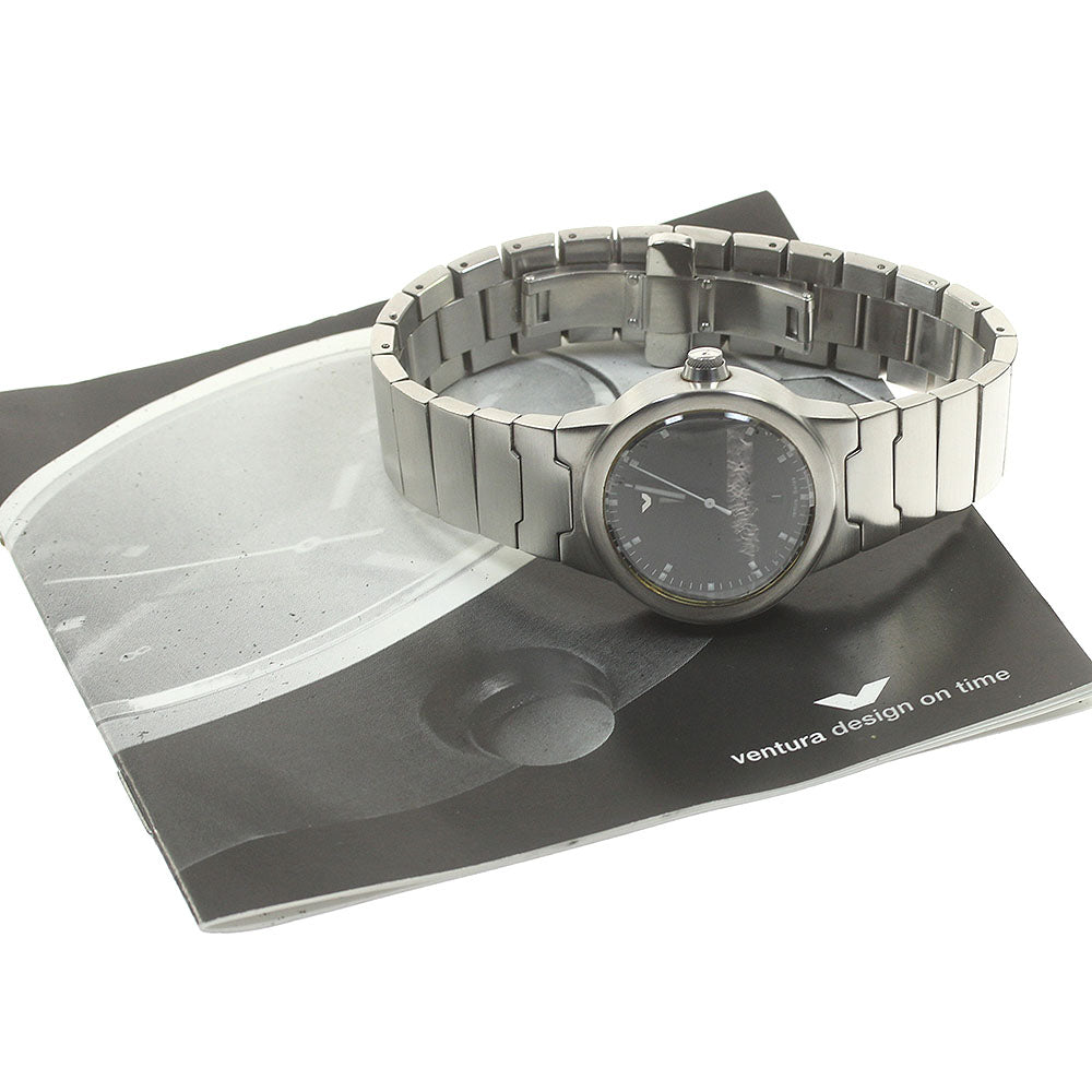 VENTURA V-matic Date black Dial Auto quartz Ladies Watch_830048