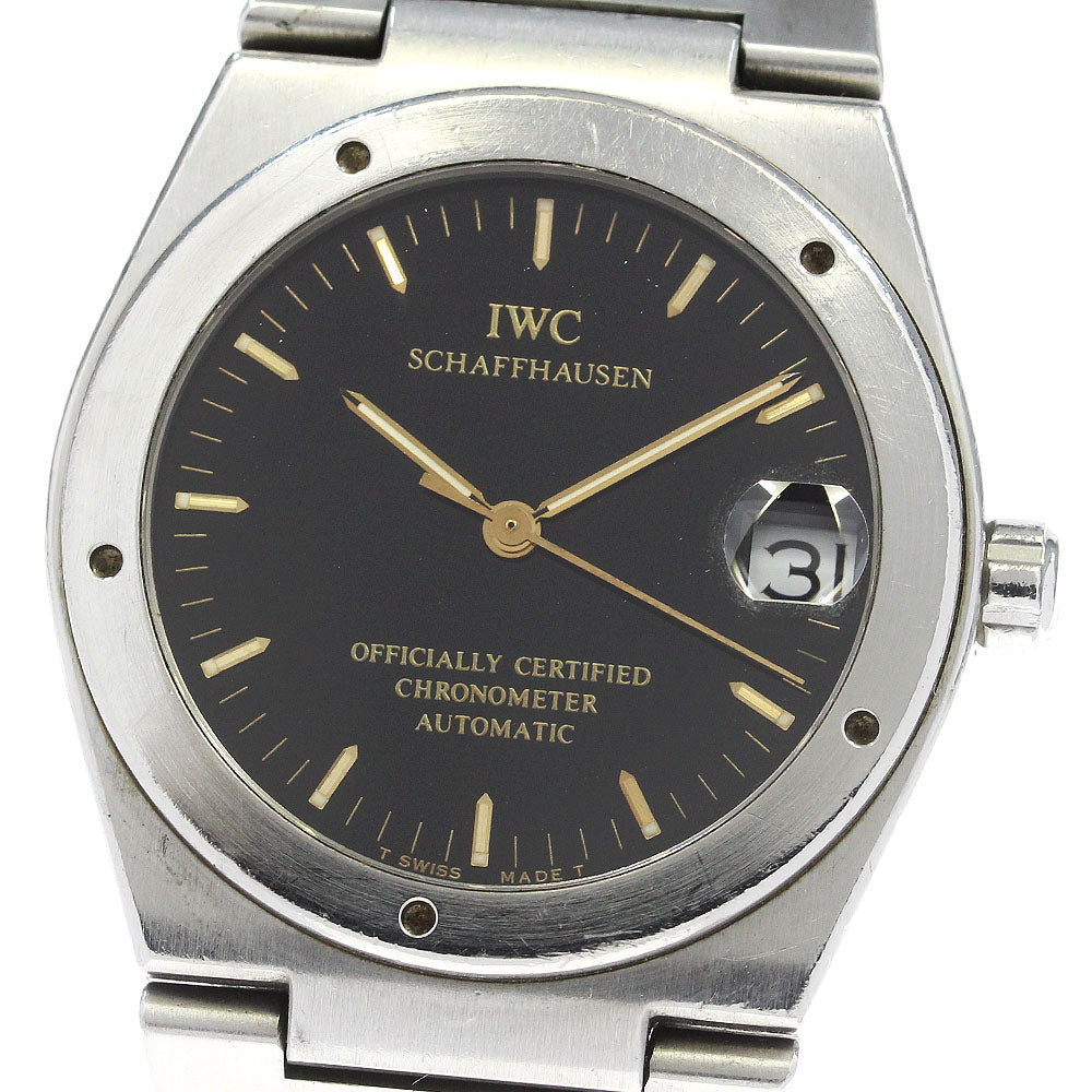 IWC Ingenieur IW352102 Date Chronometer Black Dial Automatic Men's Watch_830082