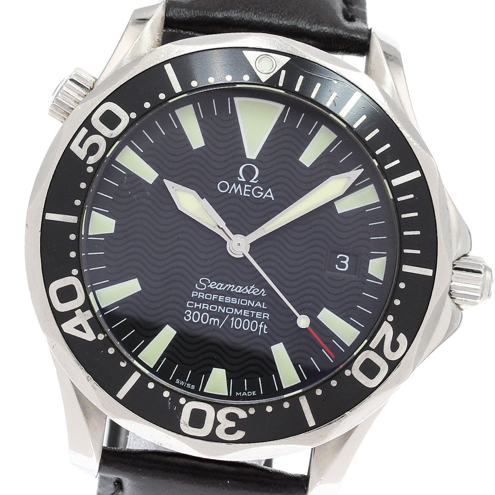 OMEGA Seamaster300 2254.50 Date black Dial Automatic Men's Watch_830155