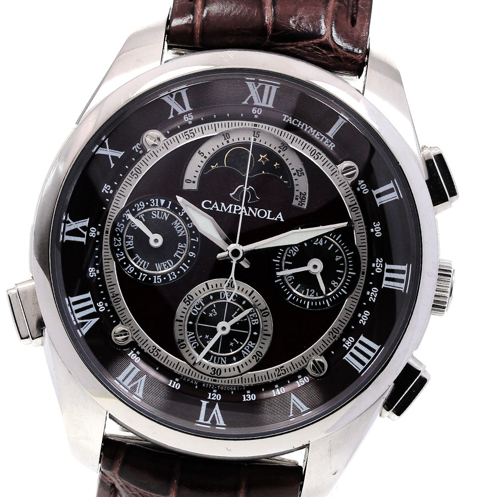 CITIZEN Campanora Grand Complication 6772-T007902TA deep scarlet Bordeaux Dial Quartz Men's Watch_830208