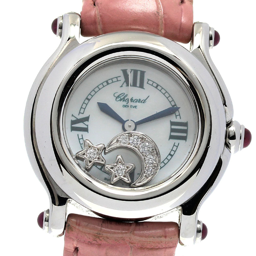 Chopard Happy Sports 27/8250-21 Moon & Star shell Dial Quartz Ladies _830229