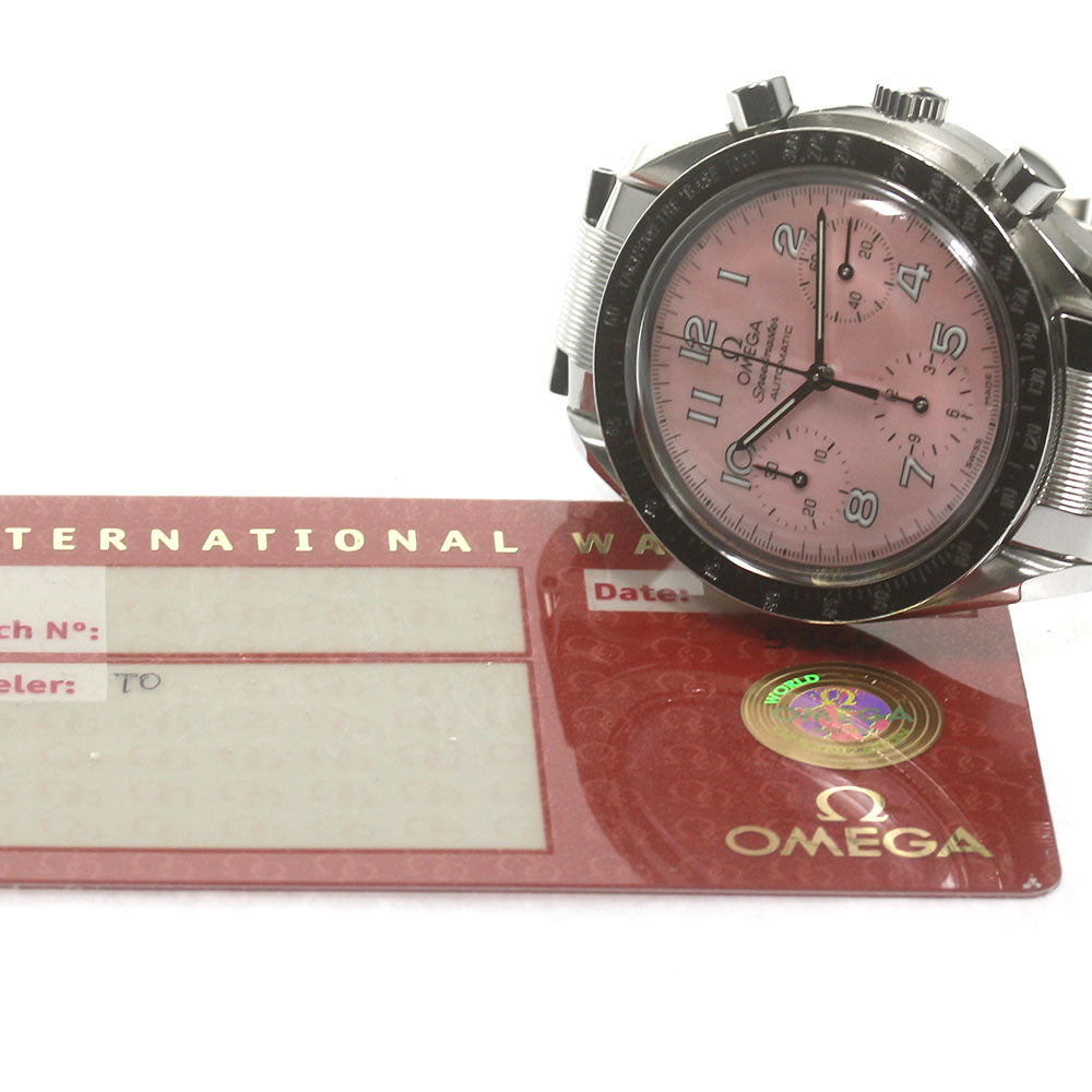 OMEGA Speedmaster 3502.78 Chronograph Pink shell Dial Automatic Ladies_830247