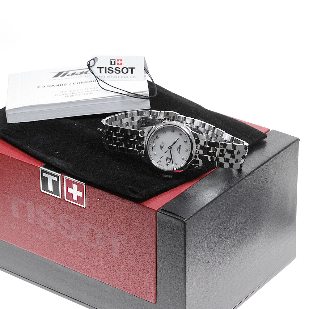 TISSOT Le Locle T006.207.11.116.00 Date 12P diamond White shell Dial Automatic Ladies Watch_830251