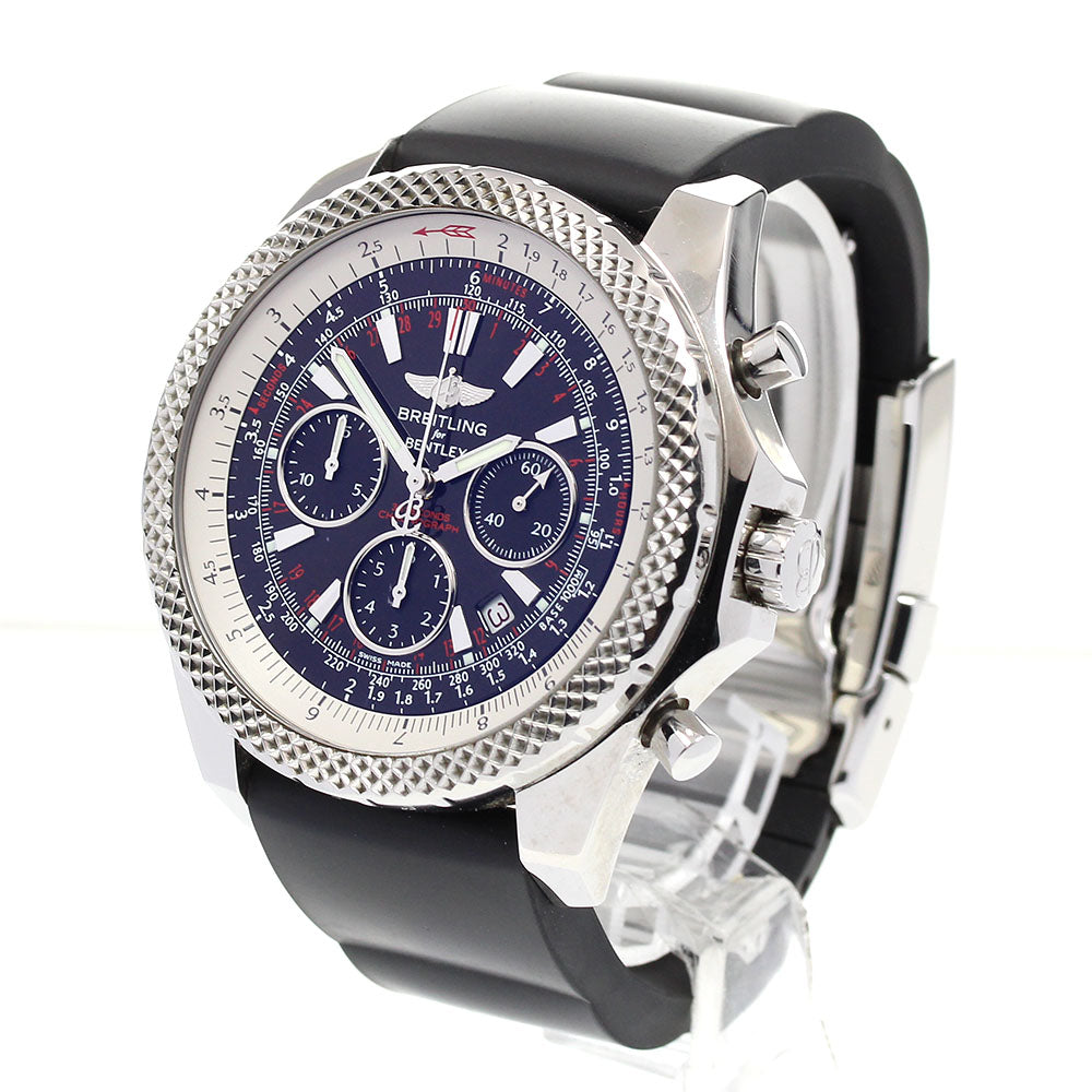 BREITLING Bentley GMT light body A25364 Chronograph black Dial Automatic Men's Watch_830270