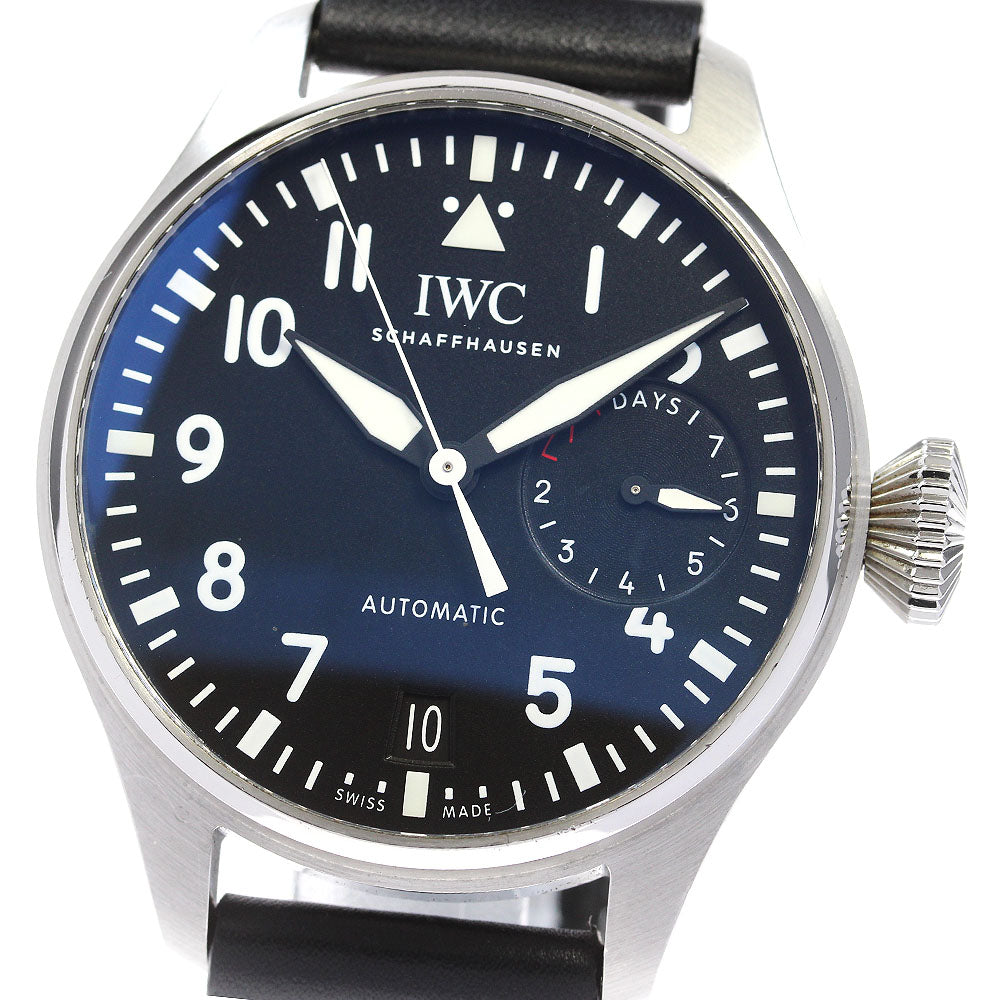 IWC SCHAFFHAUSEN Big pilot watch IW501001 7 Days Automatic Men's_830276