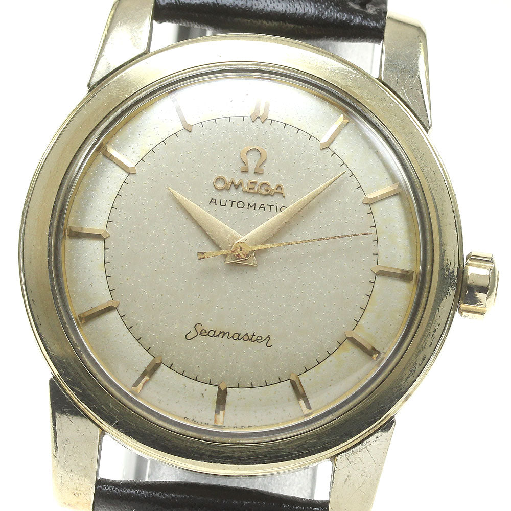 OMEGA Seamaster 2767-3SC cal.354 half rotor vintage Silver Dial AT Men's_830288