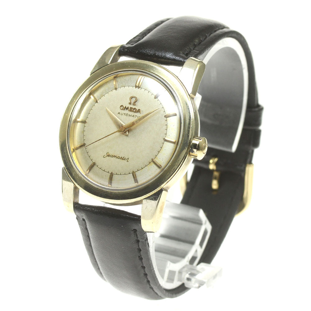 OMEGA Seamaster 2767-3SC cal.354 half rotor vintage Silver Dial AT Men's_830288