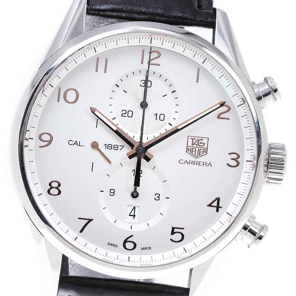 TAG HEUER Carrera CAR2012.FC6236 Caliber 1887 chronograph Silver Dial Automatic Men's Watch_830365