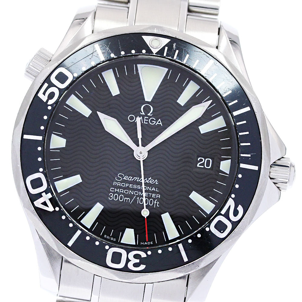 OMEGA Seamaster300 2254.50 Date Black Dial Automatic Men's Watch_830456