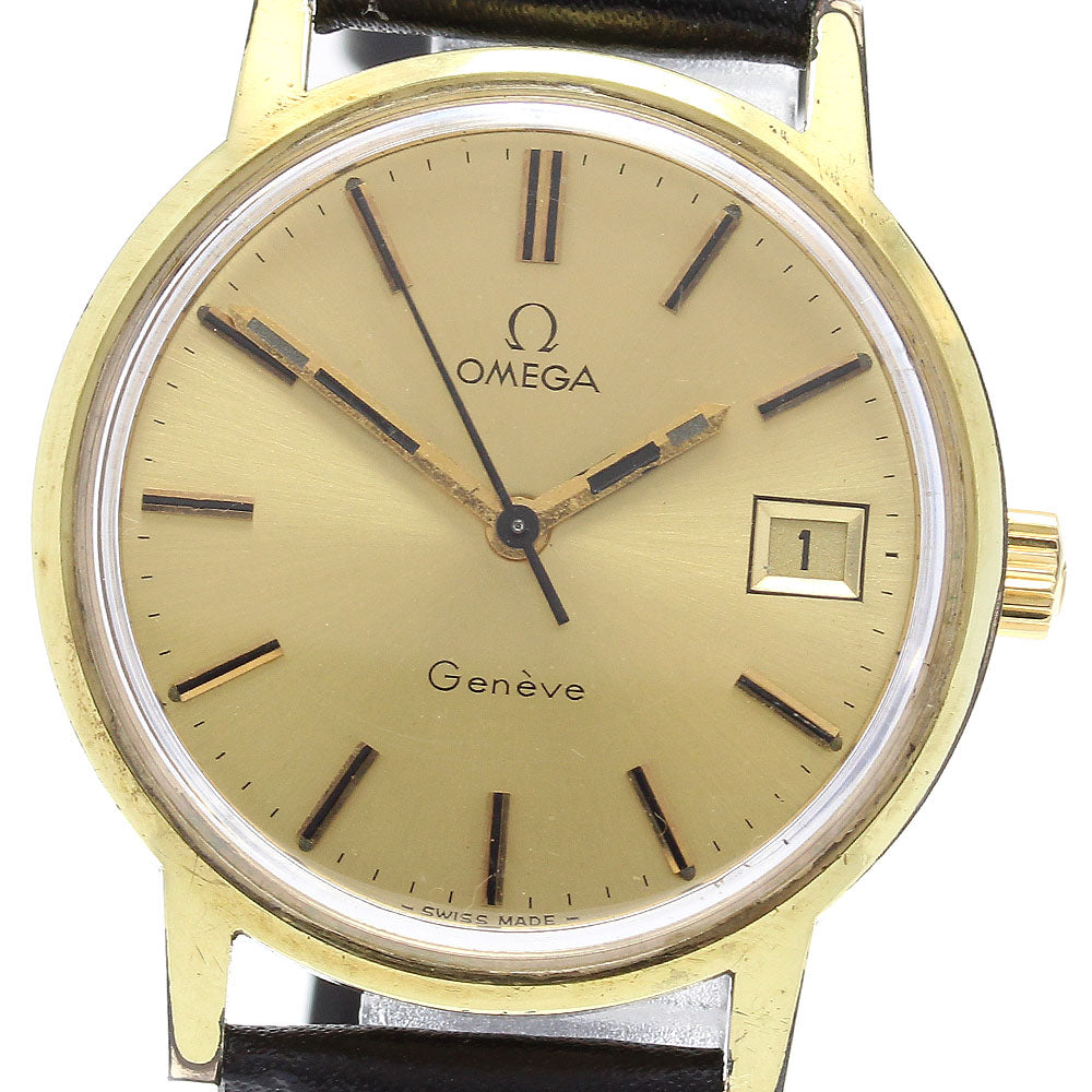 OMEGA Geneve 136.0098 Cal.613 gold Dial Hand Winding Men's Watch_830538