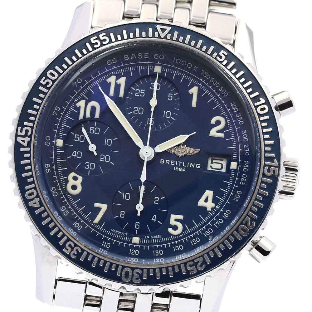 BREITLING Navitimer Aviastar A13024 Chronograph Navy Dial Automatic Men's_830592