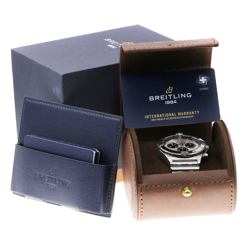 BREITLING Chronomat B01 42 AB0134 Silver Dial Automatic Men's Watch_830599