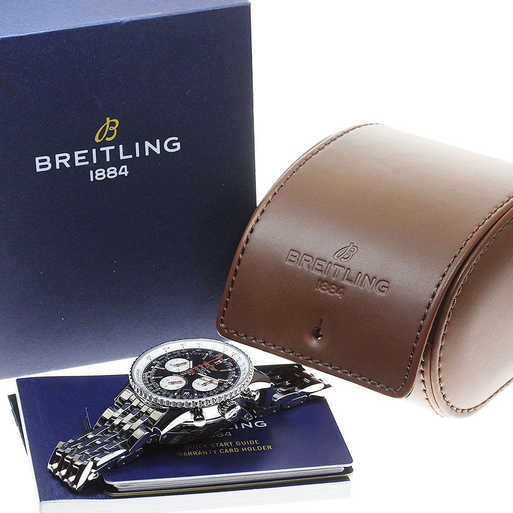 BREITLING Navitimer01 AB0121 Chronograph Black / Silver Dial Automatic Men's Watch_830609