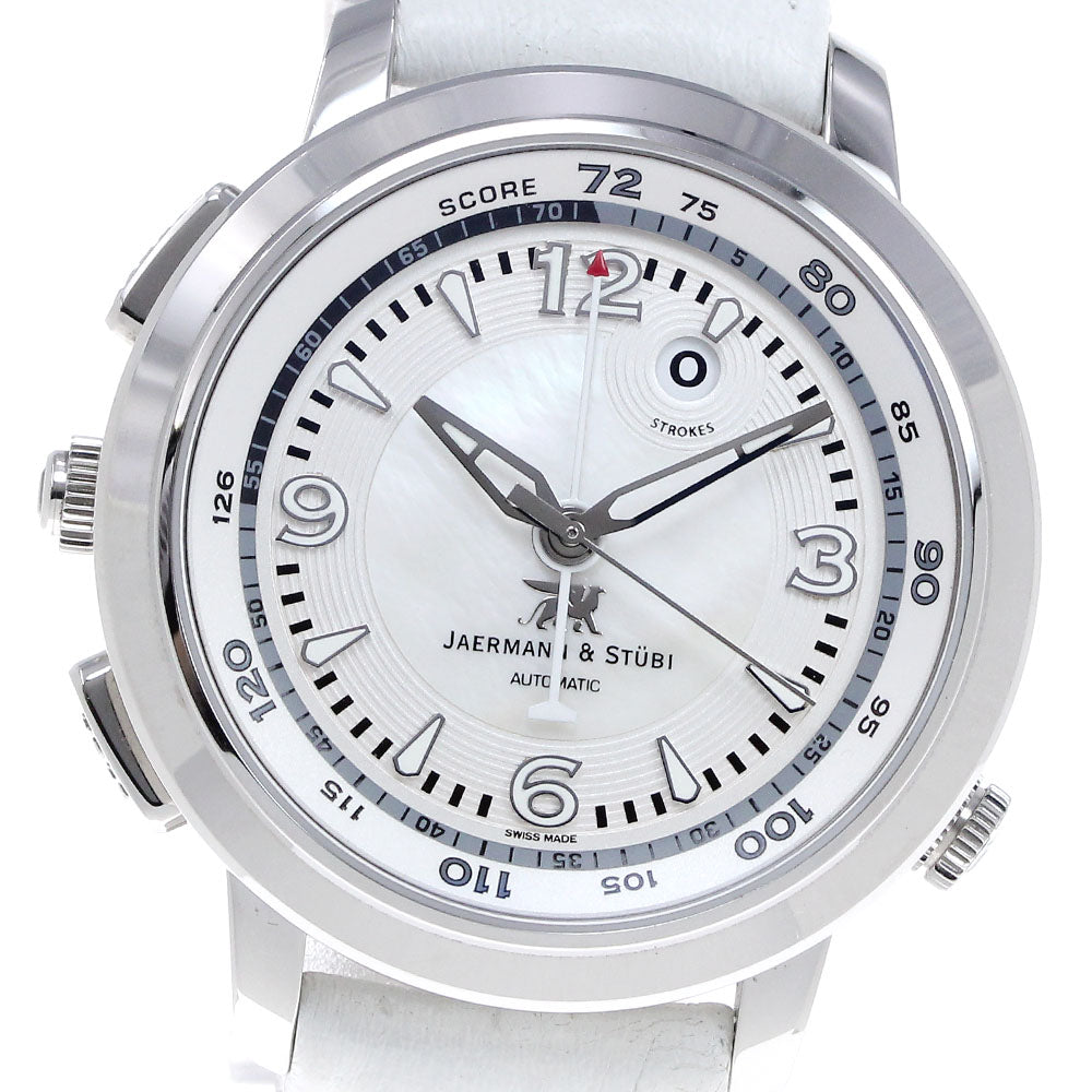 JAERMANN&STUBI Queen of Golf QG.12.318 golf counter White shell Dial Automatic Ladies Watch_830613