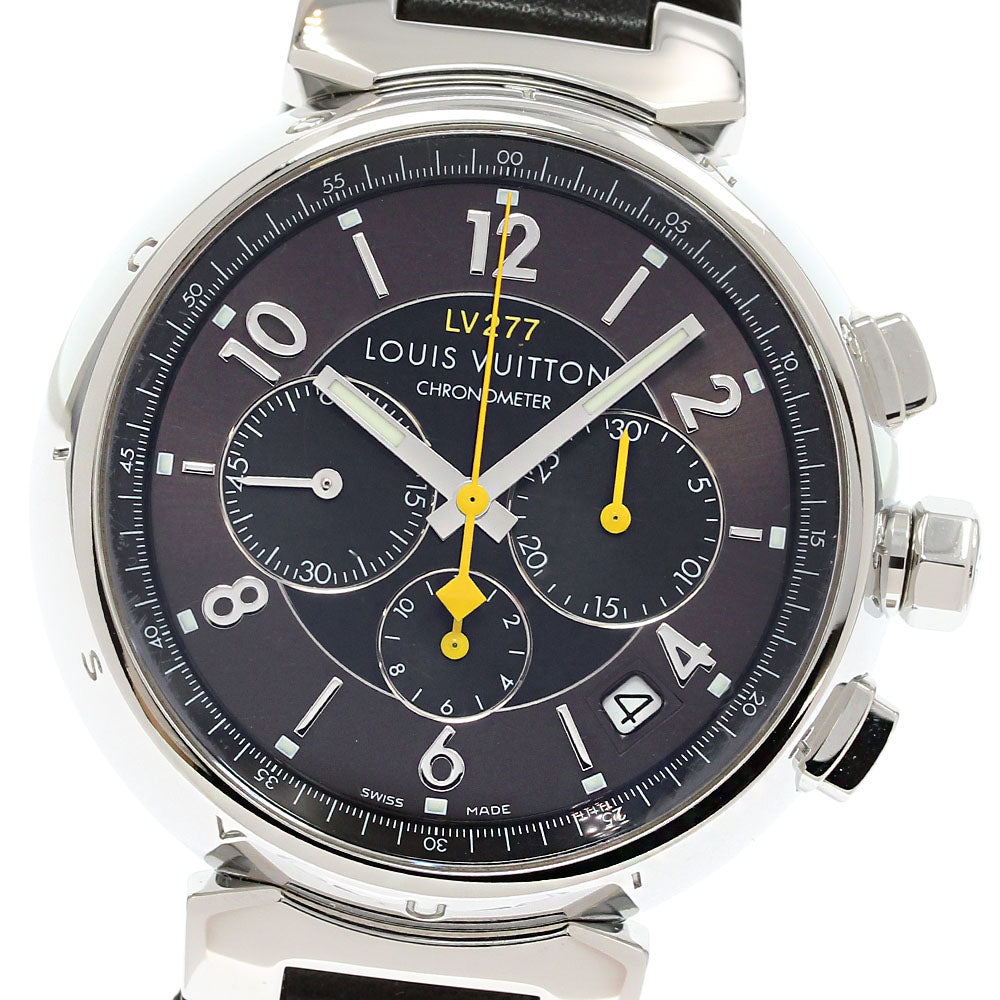 LOUIS VUITTON Tambour Chronograph El Primero Q1141 Automatic Men's Watch_830638