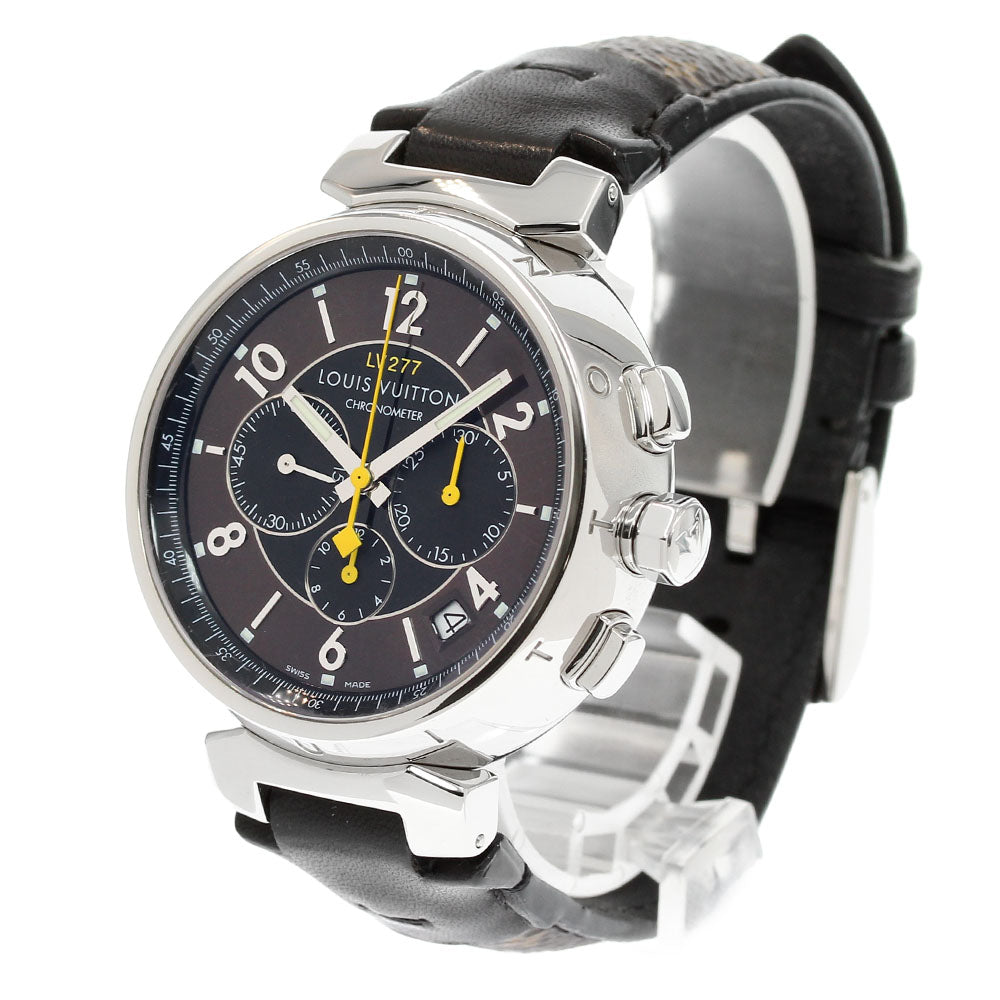 LOUIS VUITTON Tambour Chronograph El Primero Q1141 Automatic Men's Watch_830638