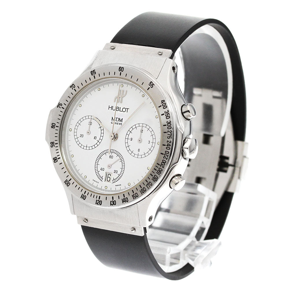 HUBLOT MDM 1620.1 Chronograph white Dial Quartz Men's Watch_830643