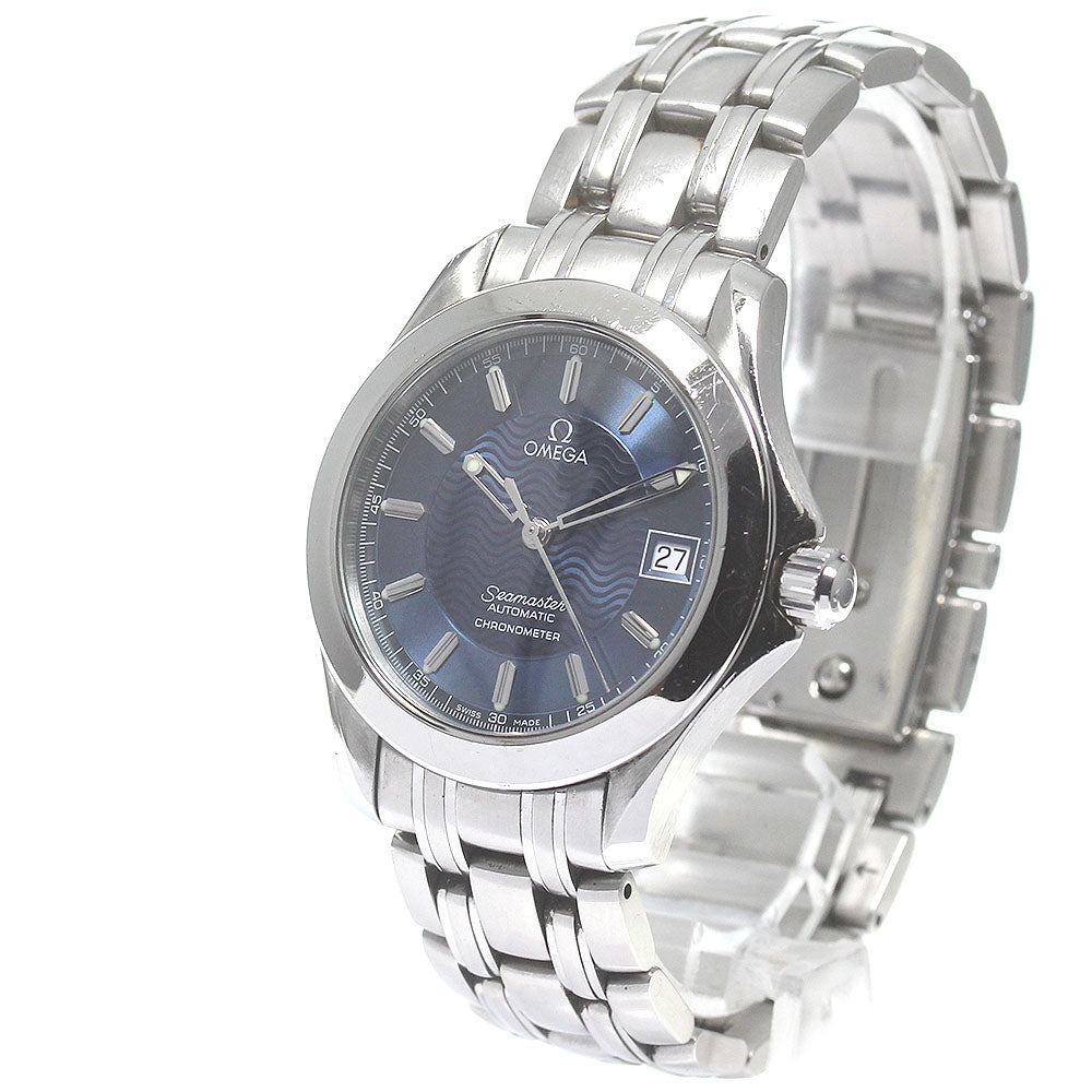 OMEGA Seamaster120 2501.81 Date Navy Dial Automatic Men's Watch_830701