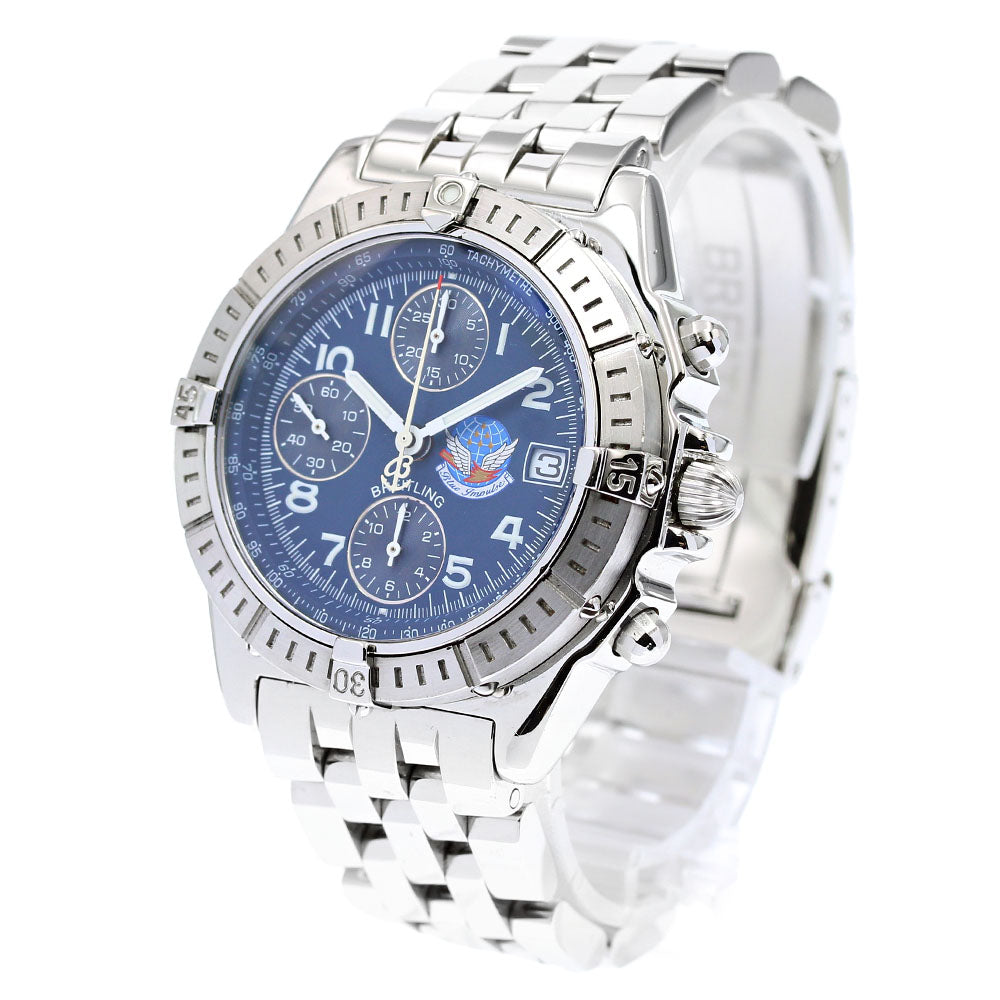 BREITLING Chronomat Blue Impulse A13353 Navy Dial Automatic Men's Watch_830738