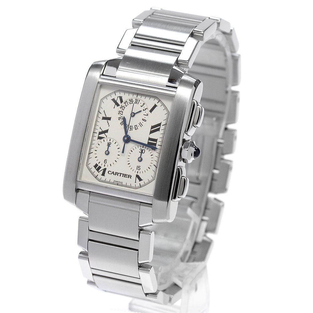 CARTIER Tank Française Chrono Reflex W51001Q3 Perpetual calendar Men's_830754