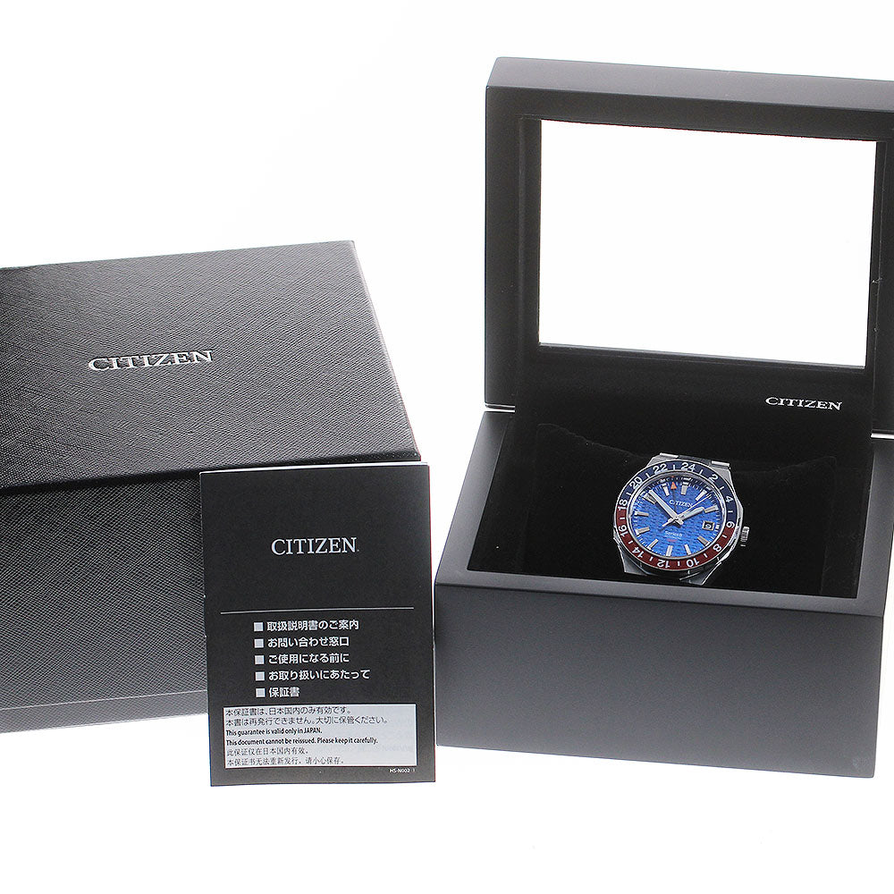 CITIZEN Series 8 9054-0065X02/NB6030-59L Date GMT Automatic Men's Watch_830755