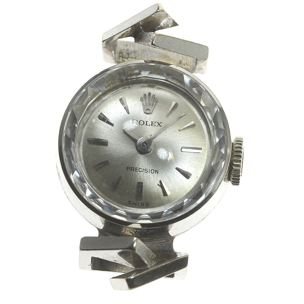 ROLEX Precision cut glass 2634 K18WG Cal.1401 Hand Winding Ladies_830769