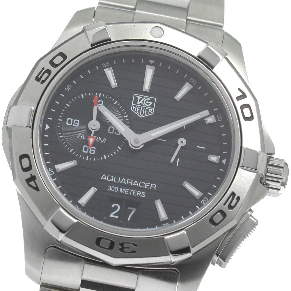 TAG HEUER Aqua racer WAP111Z Grand date alarm Quartz Men's Watch_830789