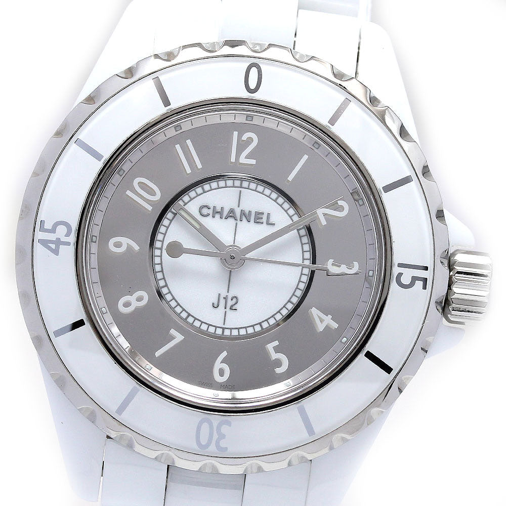 CHANEL J12 Mirror H4861 33MM Mirror/White Dial Quartz Ladies Watch_830796