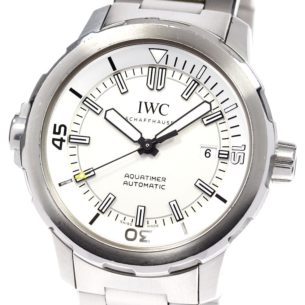 IWC SCHAFFHAUSEN Aquatimer IW329004 Silver Dial Automatic Men's Watch_830839