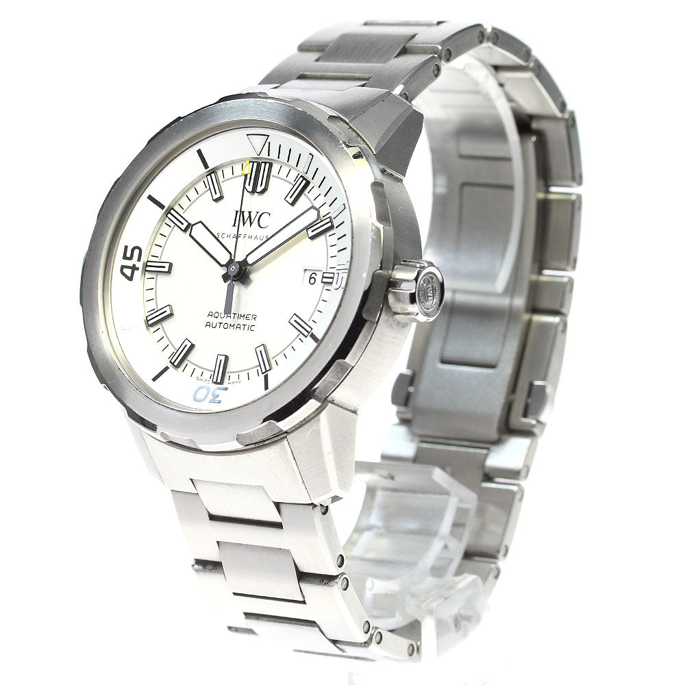 IWC SCHAFFHAUSEN Aquatimer IW329004 Silver Dial Automatic Men's Watch_830839