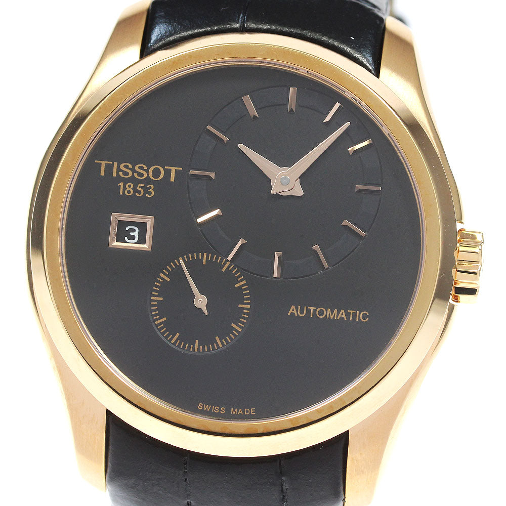 TISSOT couturier T035.428.36.051.00 Date black Dial Automatic Men's Watch_830990