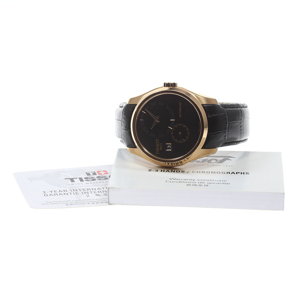 TISSOT couturier T035.428.36.051.00 Date black Dial Automatic Men's Watch_830990