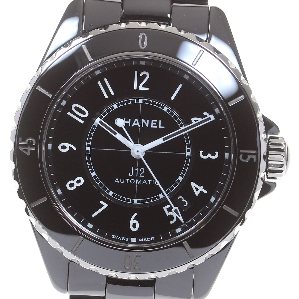 CHANEL J12 H5697 Black ceramic date black Dial Automatic Men's Watch_831008