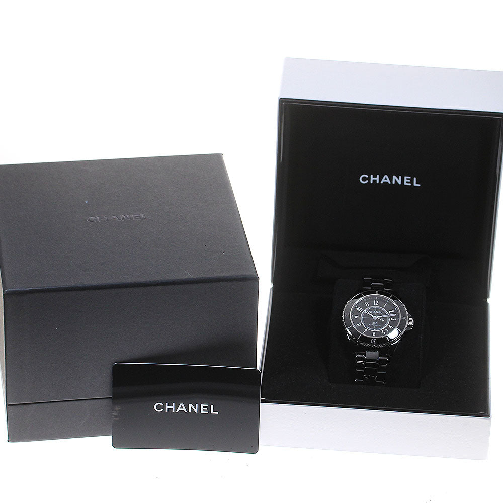 CHANEL J12 H5697 Black ceramic date black Dial Automatic Men's Watch_831008