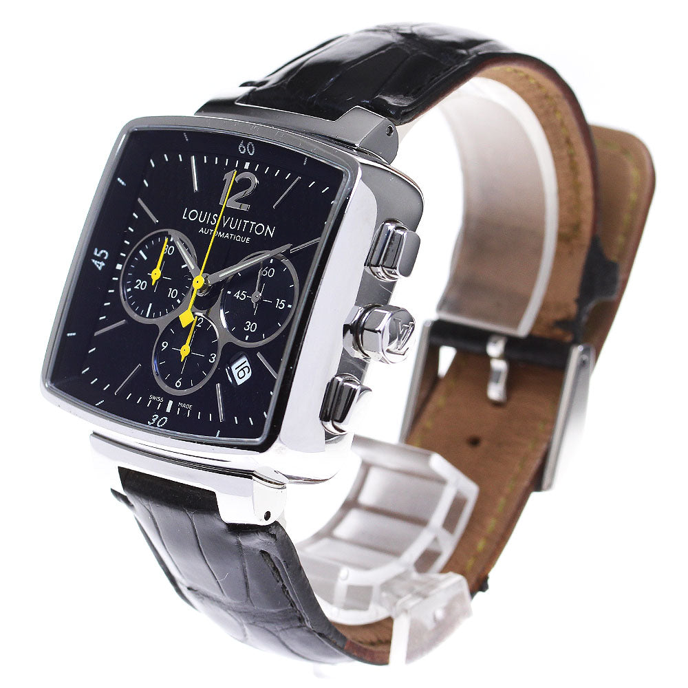 LOUIS VUITTON Speedy Q212G Chronograph black Dial Automatic Men's Watch_831015