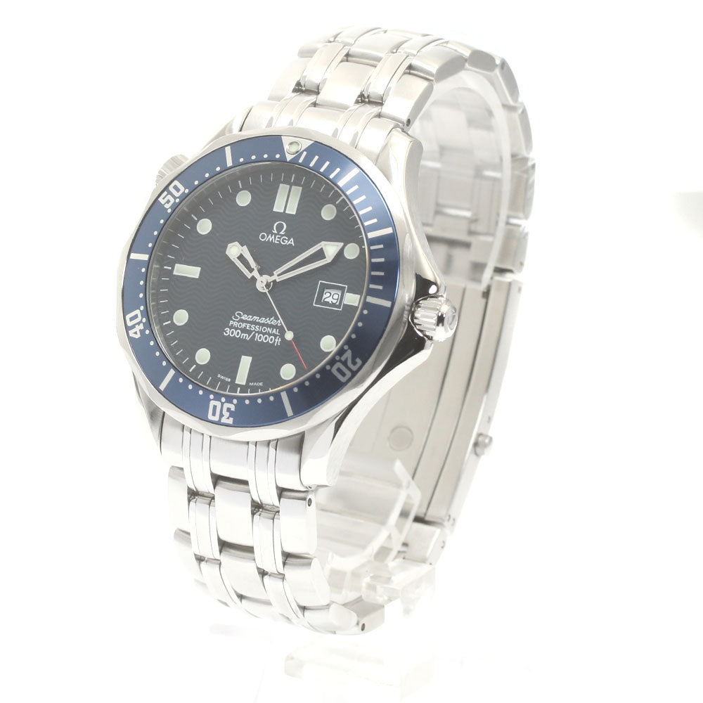 OMEGA Seamaster300 2541.80 Date Navy Dial Quartz Men's Watch_831019