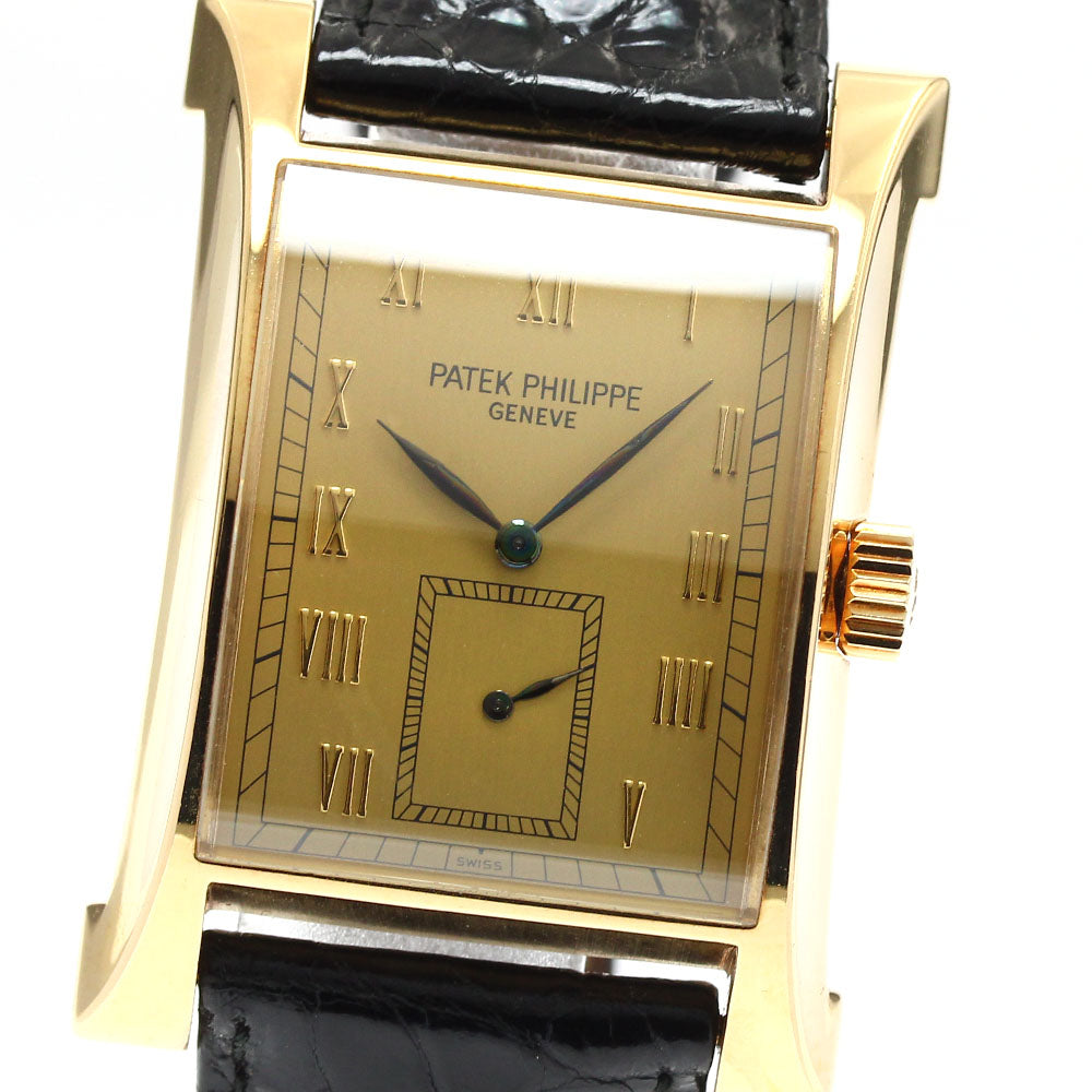PATEK PHILIPPE Pagoda 5500J K18YG small second gold Dial Hand Winding Boy's Watch_831061