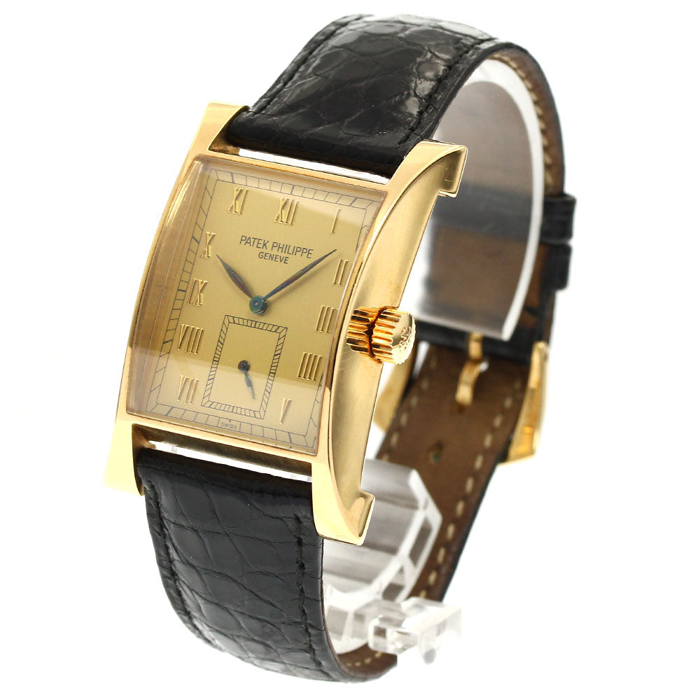PATEK PHILIPPE Pagoda 5500J K18YG small second gold Dial Hand Winding Boy's Watch_831061
