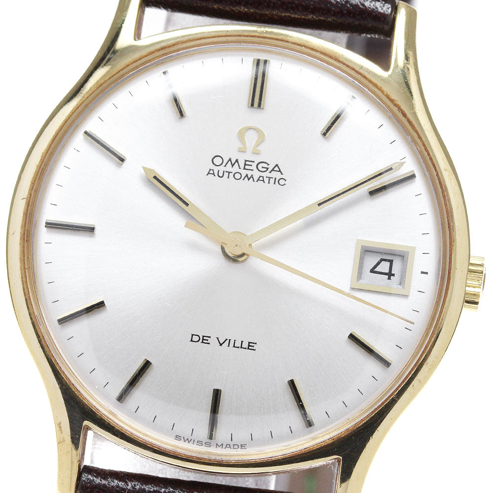 OMEGA De Ville K18YG Vintage cal.1002 Silver Dial Automatic Men's Watch_831128