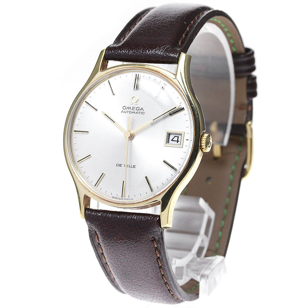 OMEGA De Ville K18YG Vintage cal.1002 Silver Dial Automatic Men's Watch_831128