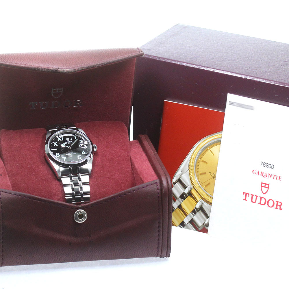 TUDOR Prince Dateday Unique 76200 cal.2834-2 black Dial Auto Men's Watch_831206