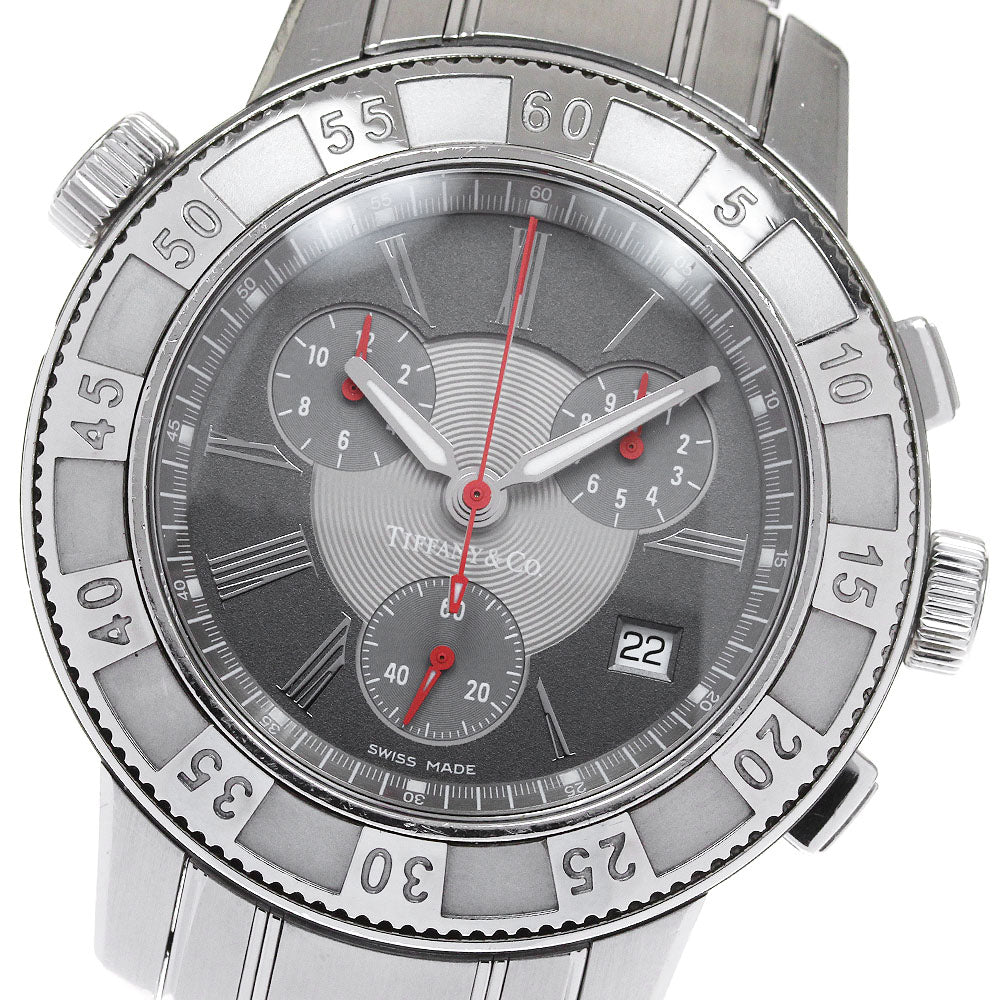 TIFFANY&Co. Mark T-57 Chronograph gray Dial Quartz Men's Watch_831242