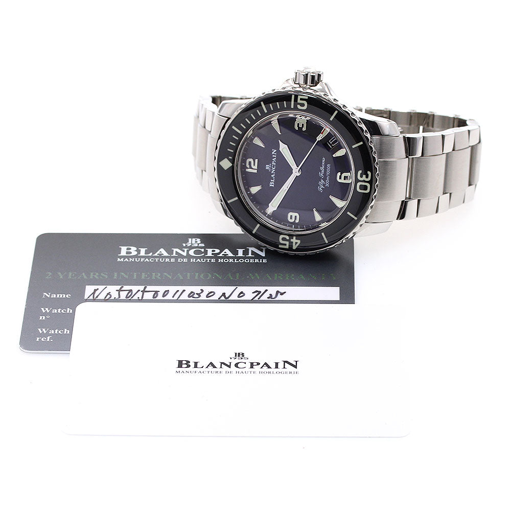 Blancpain Fifty Phazomus 5015-1130-71S Date black Dial Automatic Men's_831260