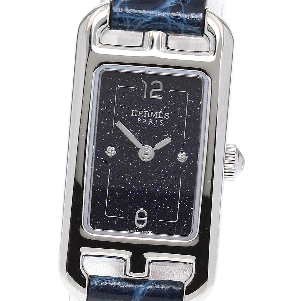 HERMES Nantucket NA2.110c Navy Dial Quartz Ladies Watch_831266